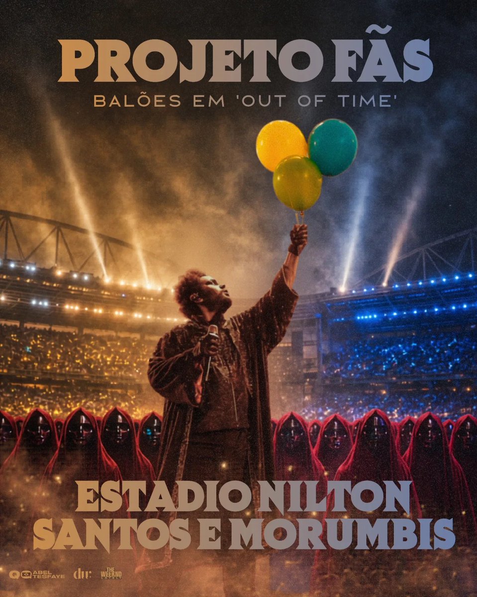 PROJETO DE FÃS para FÃS Essa ação tem como objetivo demonstrar nosso amor e apoio pelo Abel aqui no Brasil! 🇧🇷