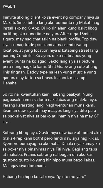 AlterOfan83223's tweet photo. Perfect ang TT nung Seaman na may GF na nakilala nya online

Pages 1-2
Sender: Bisita sa Bday

#ConfessionOfanAlter909
#Seaman https://t.co/EsGtChPp88