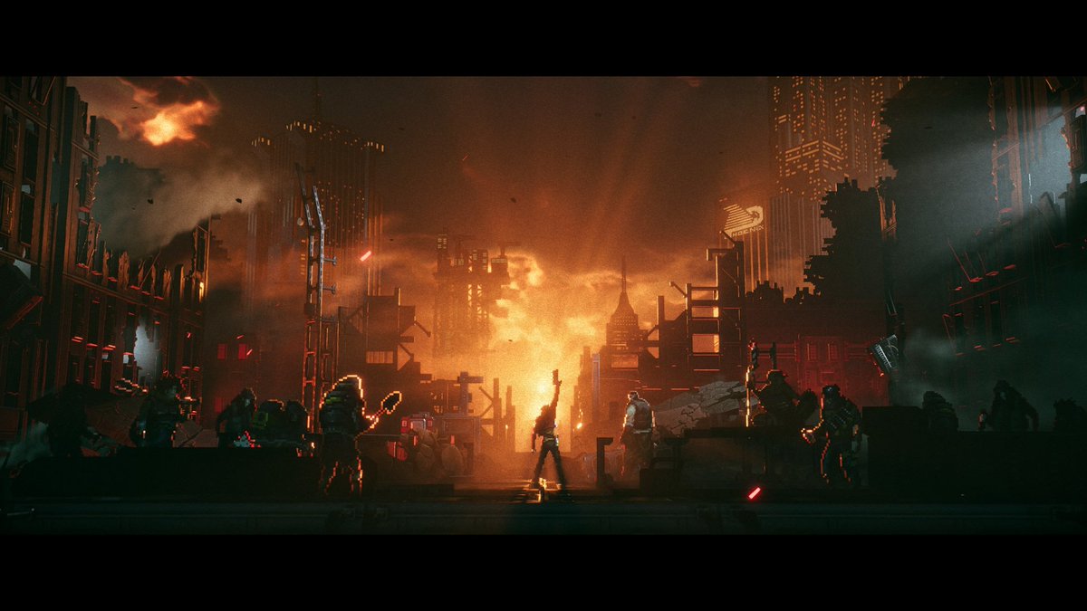 escuiquer's tweet image. Acabo de terminar #Replaced, me ha durado unas 15h por estar de explorador pero pude conseguir todos los coleccionables a la primera jaja, perro juegazo con una ambientación, banda sonora, pixel art y narrativa increíble, ci-fi puro y duro de inicio a fin 🚬🗿
#pcgaming