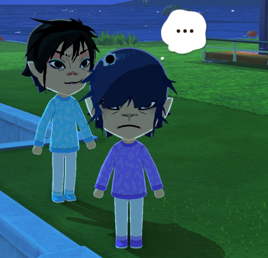 Dw Cyborg Noodle isn't in the dephts of the ocean look, she's alive and well !!!