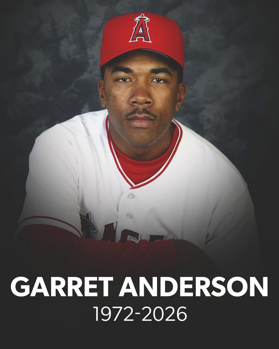 nflrums's tweet image. 🙏🙏RIP #Angels Garrett Anderson