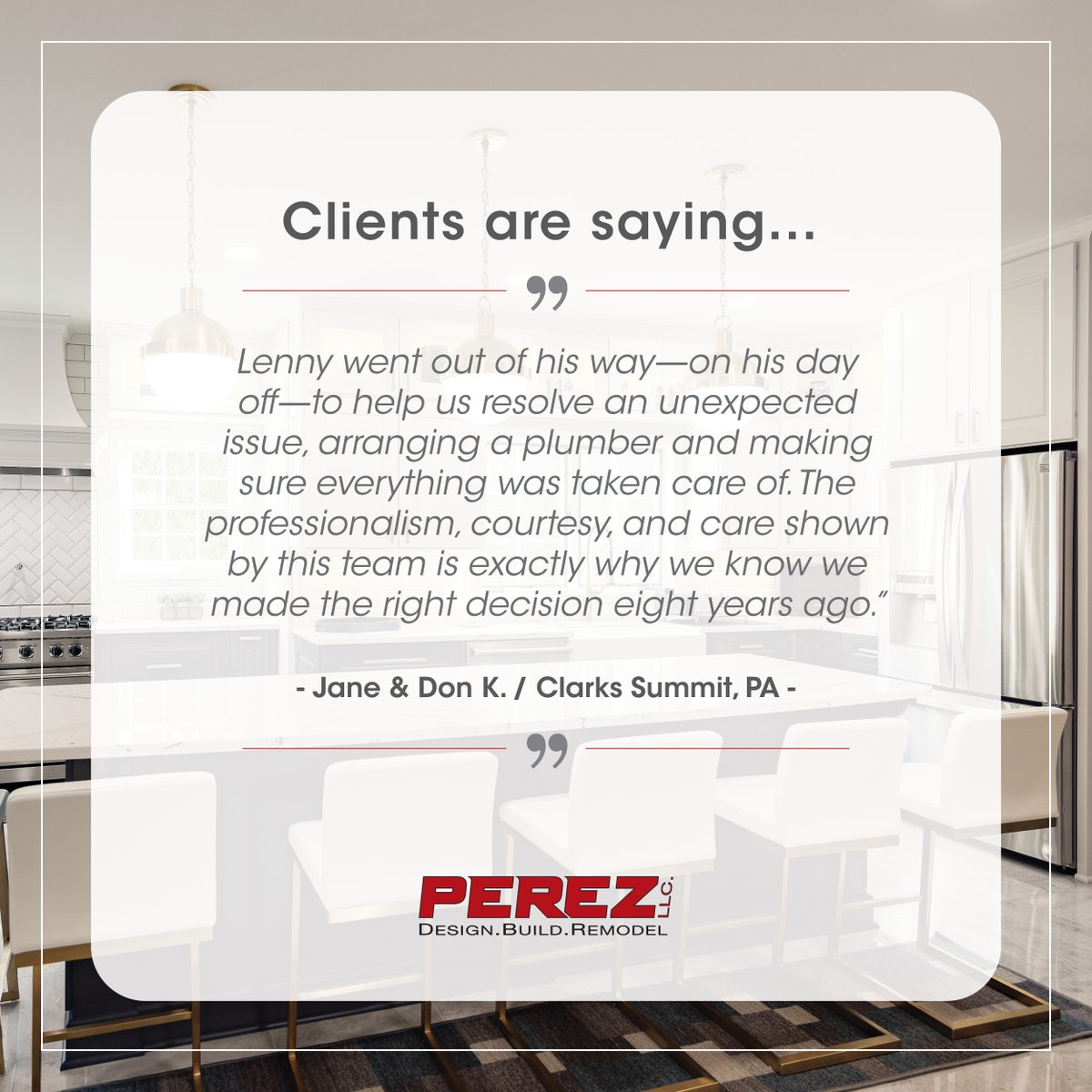 Perez Design Build tweet media