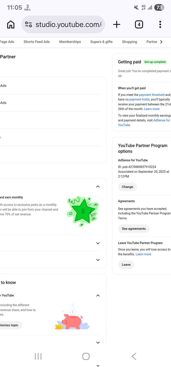 Google Adsense tweet media