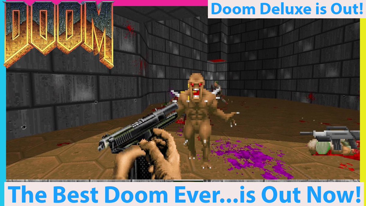 VEsoterica's tweet image. I've played my fair share of Doom mods but Doom Deluxe just hits different! Hands down my favorite new way to play Doom and it's out now (vid in reply) #gaming #gamingnews #retrogames #Doom