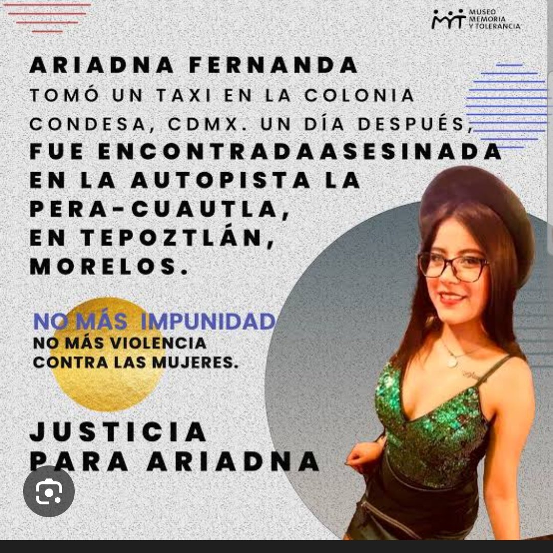 SocietyObrador1's tweet photo. @c4jimenez A
ESTA JOVEN YA LA TENÍAN
EN UNA BOLSA,
LISTA
PARA IR A TIRAR SU CUERPO
AL EDO MEX...

$HEINBAUM Y ERNE$TNA GODOY
HICIERON IGUAL
EN EL CASO DE #ARIADNA,
JOVEN
QUE FUE ASESINADA
EN LA CDMX PERO
SU CUERPO FUE TIRADO
EN MORELOS
PARA
QUE "NO LES SUBIERAN"
LAS CIFRAS DE FEMINICIDIOS https://t.co/aqZWkB3gA2