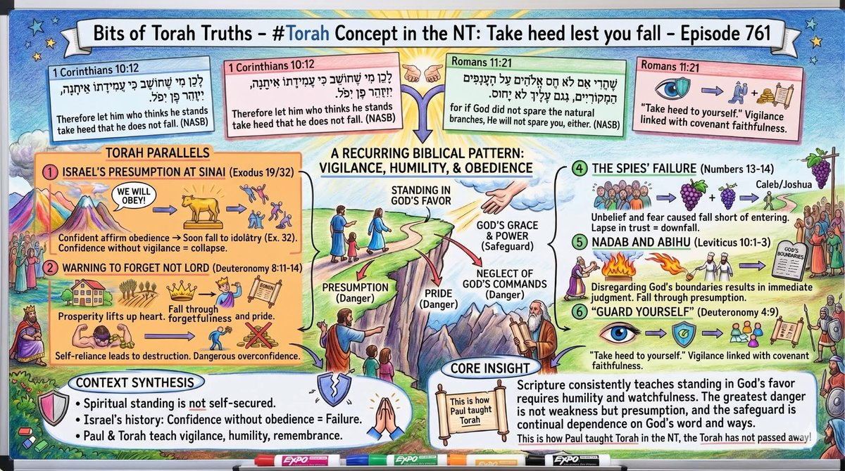 MATSATI's tweet image. ⚙️ Bits of Torah Truths – #Torah Concept in the NT: Take heed lest you fall – Episode 761 ⚙️
#TorahInTheNT, #TakeHeedLestYouFall, #PaulineTeaching, #BiblicalWarnings, #CovenantFaithfulness
youtu.be/edG4i_ehCa0?si…
matsati.com/index.php/bits…

✅ Remember to Click "Like" on YouTube