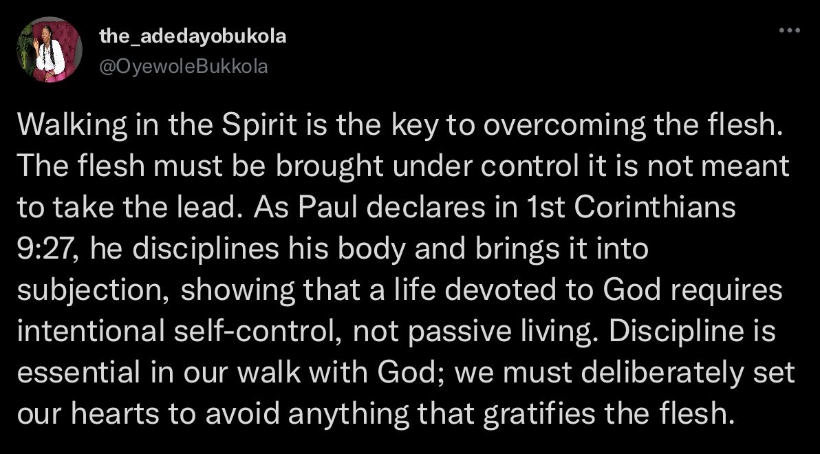 OyewoleBukkola's tweet image. 100 days of speaking on the integrity of God’s word

Day 49
#Thewordworks