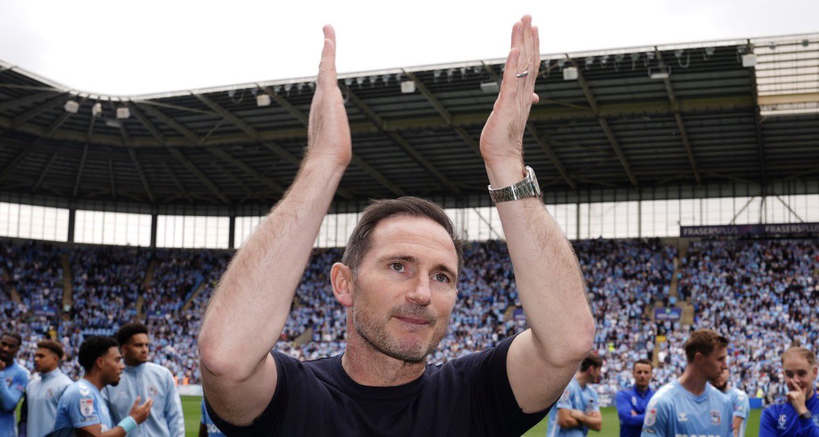 bettingvillage's tweet image. CONGRATULATIONS FRANK LAMPARD AND COVENTRY CITY 👏🏼 

Coventry City promoted to the Premier League! 

A return to top flight action for the first time since 2001 after 25 years!

#PUSB