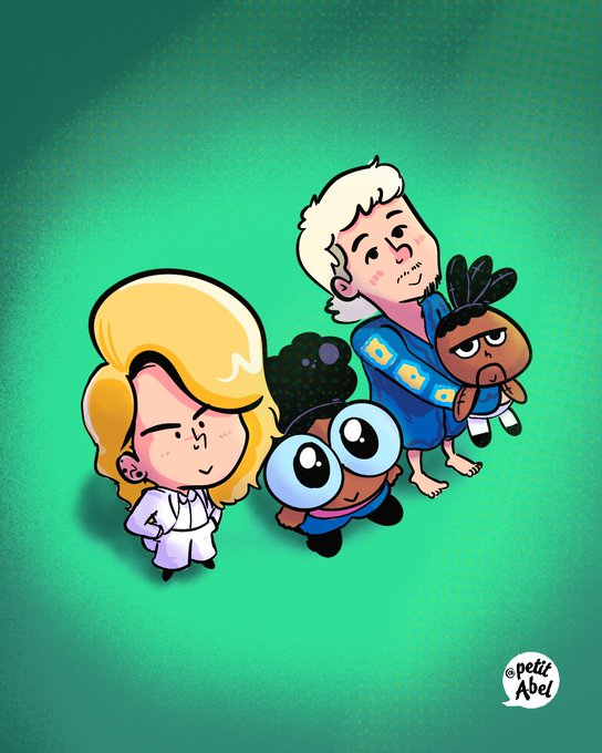 Ilustrador Petit Abel faz nova ilustração do TOP 4 do #BBB26