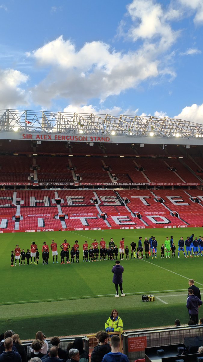 ShaunFarrelly's tweet image. Friday night lights at Old Trafford watching the FA Youth Cup semi final between Manchester United and Crystal Palace. Bring on the Manchester derby in the final 

#MUFC #OldTrafford #Manchester #FAYouthCup