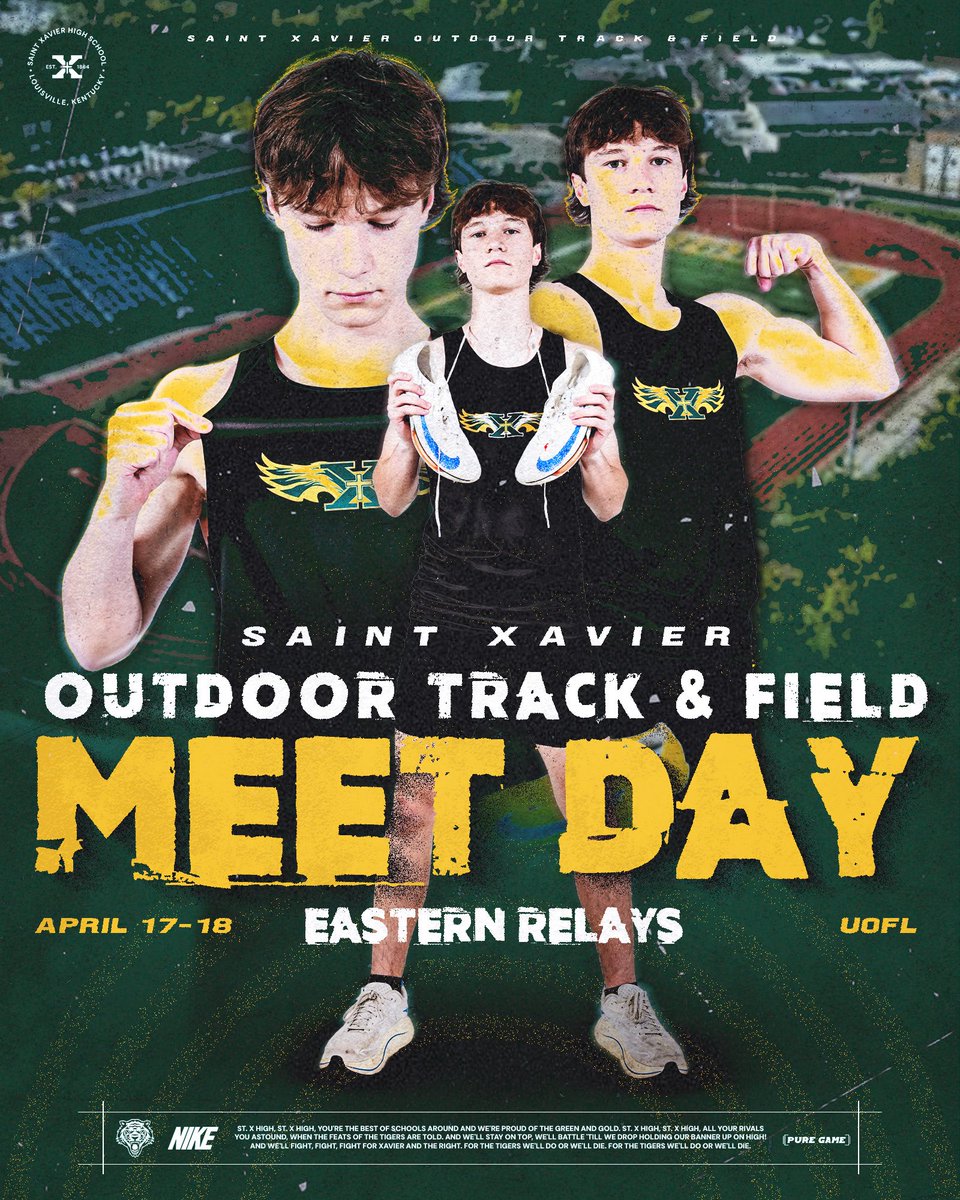 Tiger T&amp;F is competing today and tomorrow in the Eastern Relays! 🐅🐅🐅

#WeAreStX