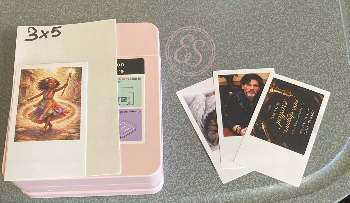 mrsearthastone's tweet image. I’m so happy with this gadget! This portable printer was exactly what I needed. I’m in the hospital and definitely didn’t want a full size printer because I just wanna print my affirmation designs. It prints on sticker paper! 🥰 #DisabilityTwitter

👉🏽 amazon.com/dp/B0F9LB16QT?…