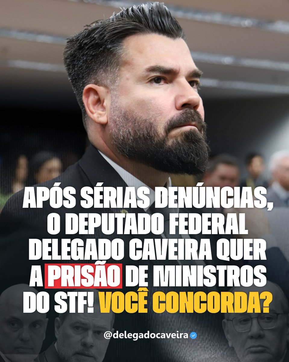 PRISÃO DE MINISTROS DO STF

E você, o que pensa sobre isso?

Siga: @delegadocaveira