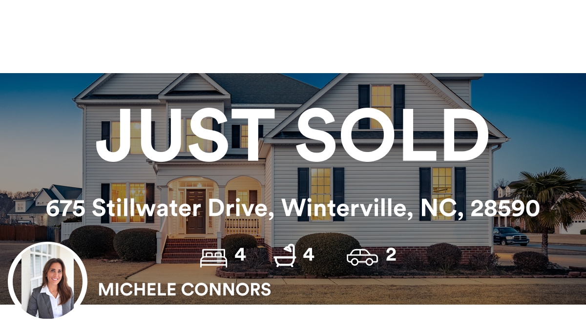 🛌 4 🛀 4 🚘 2
📍 675 Stillwater Drive, Winterville, NC, 28590

My latest sale on RateMyAgent.
NC Broker  213723
rma.reviews/iq8hjjx9wznr

...
#ratemyagent #realestate