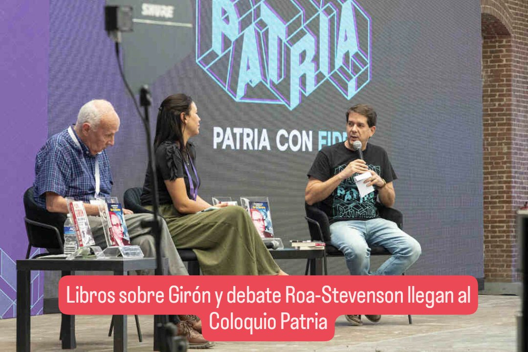PortalCubaSi's tweet image. 🔴| Libros sobre Girón y debate Roa-Stevenson llegan al Coloquio Patria
cubasi.cu/noticia/libros…