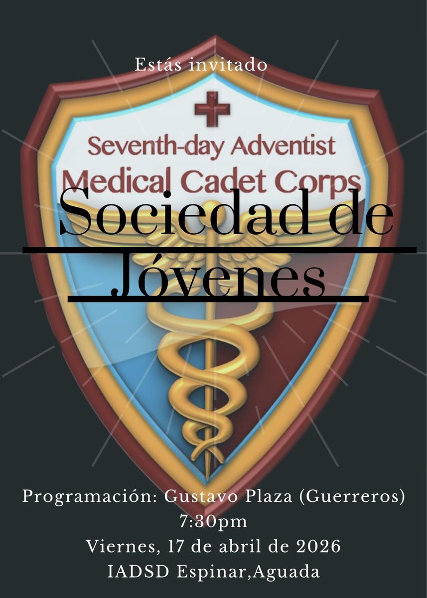 ¡Ven 🫴 Jesús te espera y nuestra juventud también 😍🙏! Tendremos una maravillosa programación para la honra y gloria de Dios. Comparte la invitación, trae 🫴 un/a amig@. Danos Seguir para estar al día de todo. #IASDEspinar #SociedadDeJovenes #YaLlegaElSabado #Comparte #sigueme