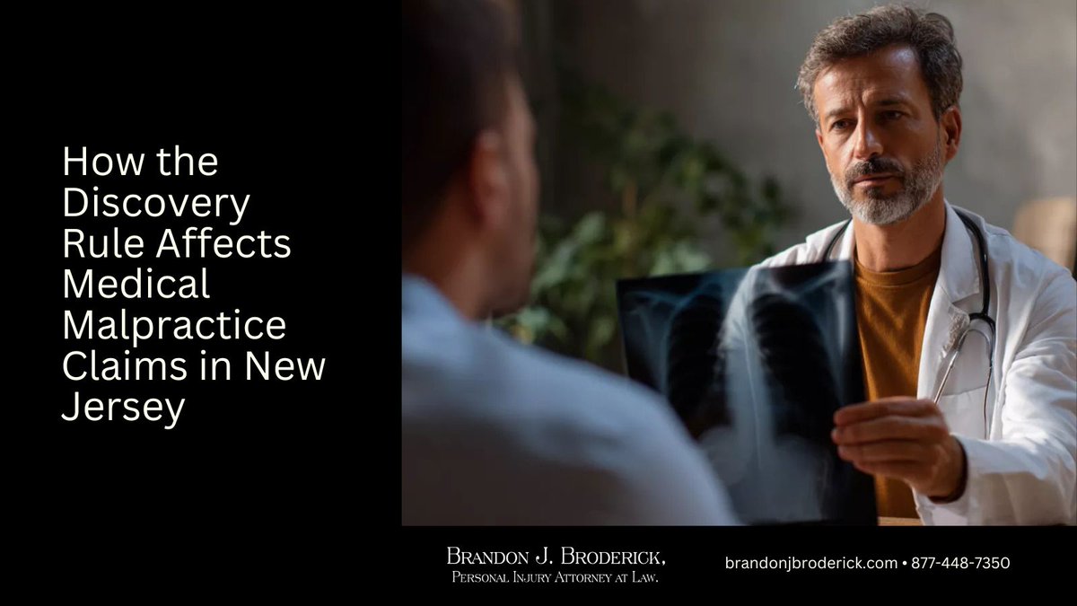 bjbroderick's tweet image. Think you missed your window for a medical malpractice claim? 🤔 The discovery rule could give you more time ⏳ Learn what it means for your case ⚖️ tinyurl.com/yc23kx9r 

#MedicalMalpractice #LegalTips #KnowYourRights #PersonalInjury