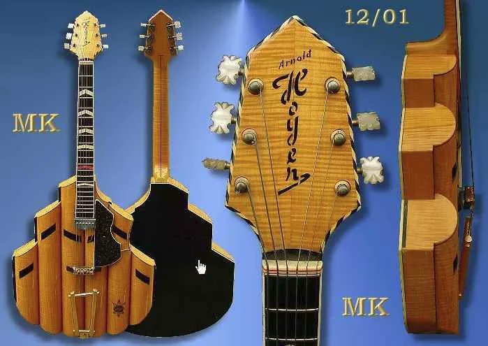 BriansElectro's tweet image. Hoyer Fantastik built by Wenzel Kühnl in the 50s.
There are only 6 of them existing with various features.
#Guitar