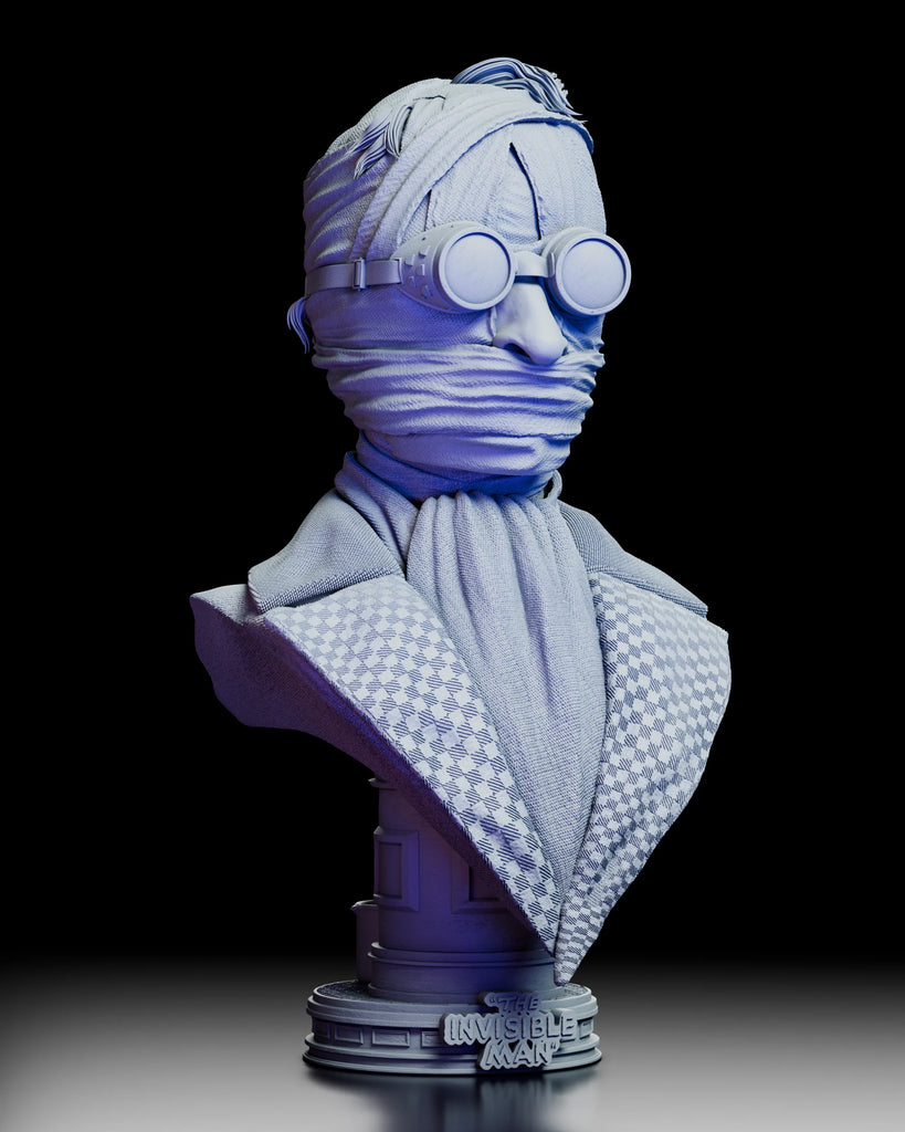 crminis's tweet image. Unveil cinematic legend with The Invisible Man Portrait Bust, inspired by the 1933 classic! Choose from 3 iconic head options. Perfect for fans of #UniversalMonsters. Sculpted by Wicked with precision. Get yours for $29.99: shortlink.store/ogmw9l0lu5tb #HorrorGothicIcons