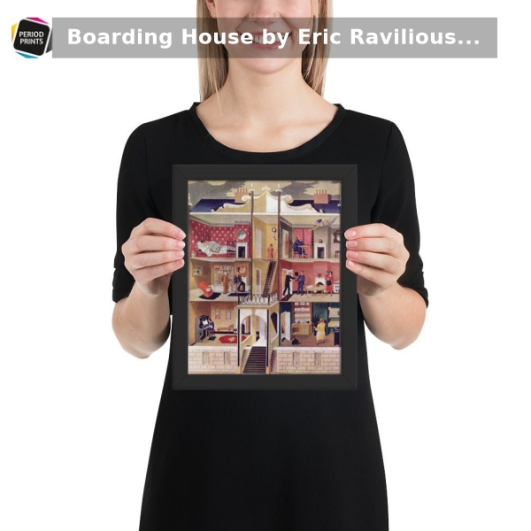 PeriodPrints's tweet image. Elevate your space with the stunning "Boarding House by Eric Ravilious" framed poster! Perfect blend of gloss &amp;amp; matte on premium paper, enclosed in a sleek ayous wood frame. Make it yours today for just £37.50. 🖼️✨ shortlink.store/7c2v6qy10azq #Art #Decor #PeriodPrints