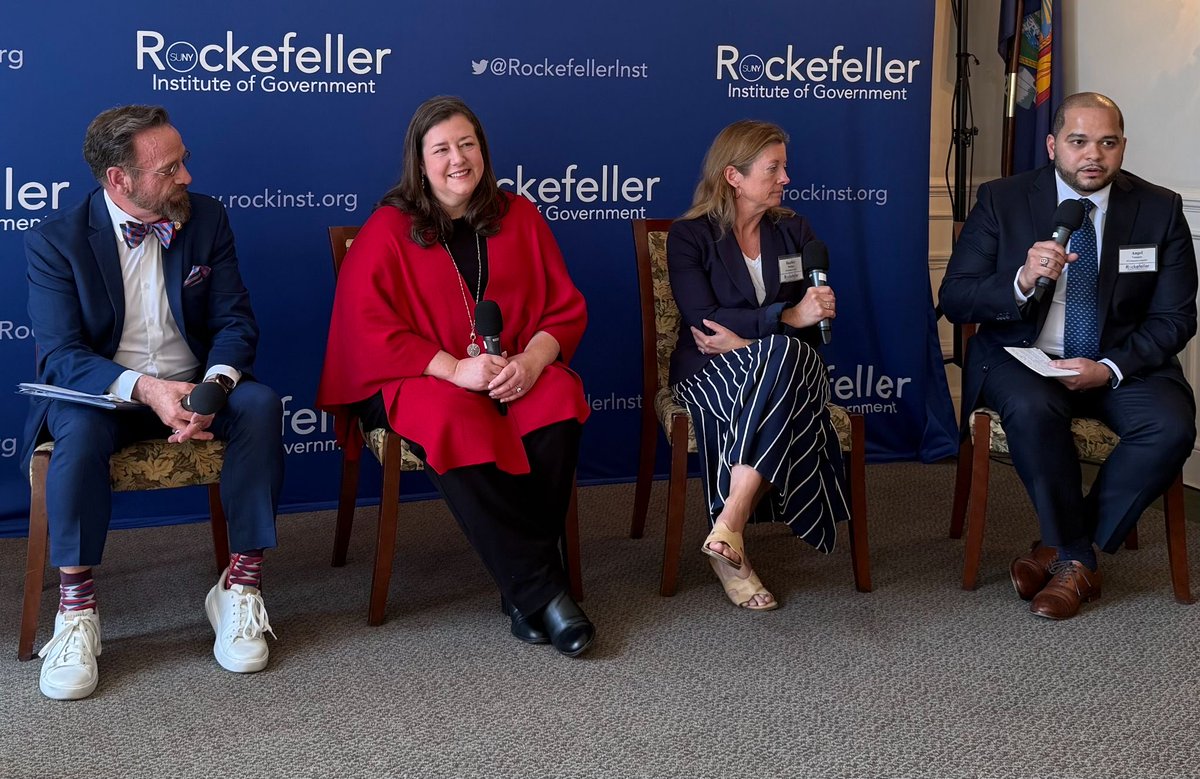 SAGAFTRANY's tweet image. Today #SagAftra Chief Labor Policy Officer &amp;amp; NY Executive Director Rebecca Damon was a panelist at @RockefellerInst Labor Policy 2026+: Perspectives &amp;amp; Priorities for New York State, alongside other union and industry leaders discussing worker centered policy in the age of AI.