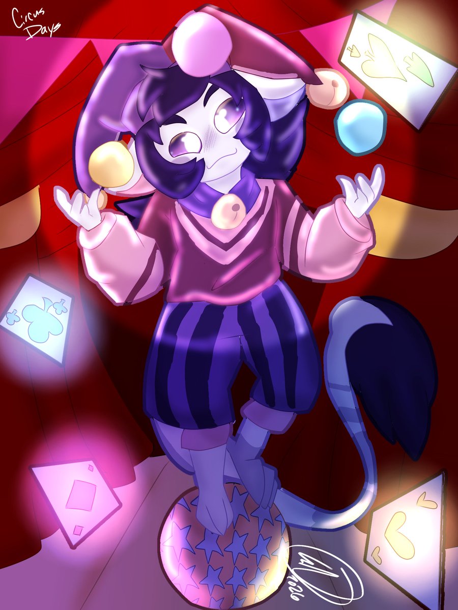 SpeedpaintBun's tweet image. Pretty proud of this one!

#circus #jester #clown