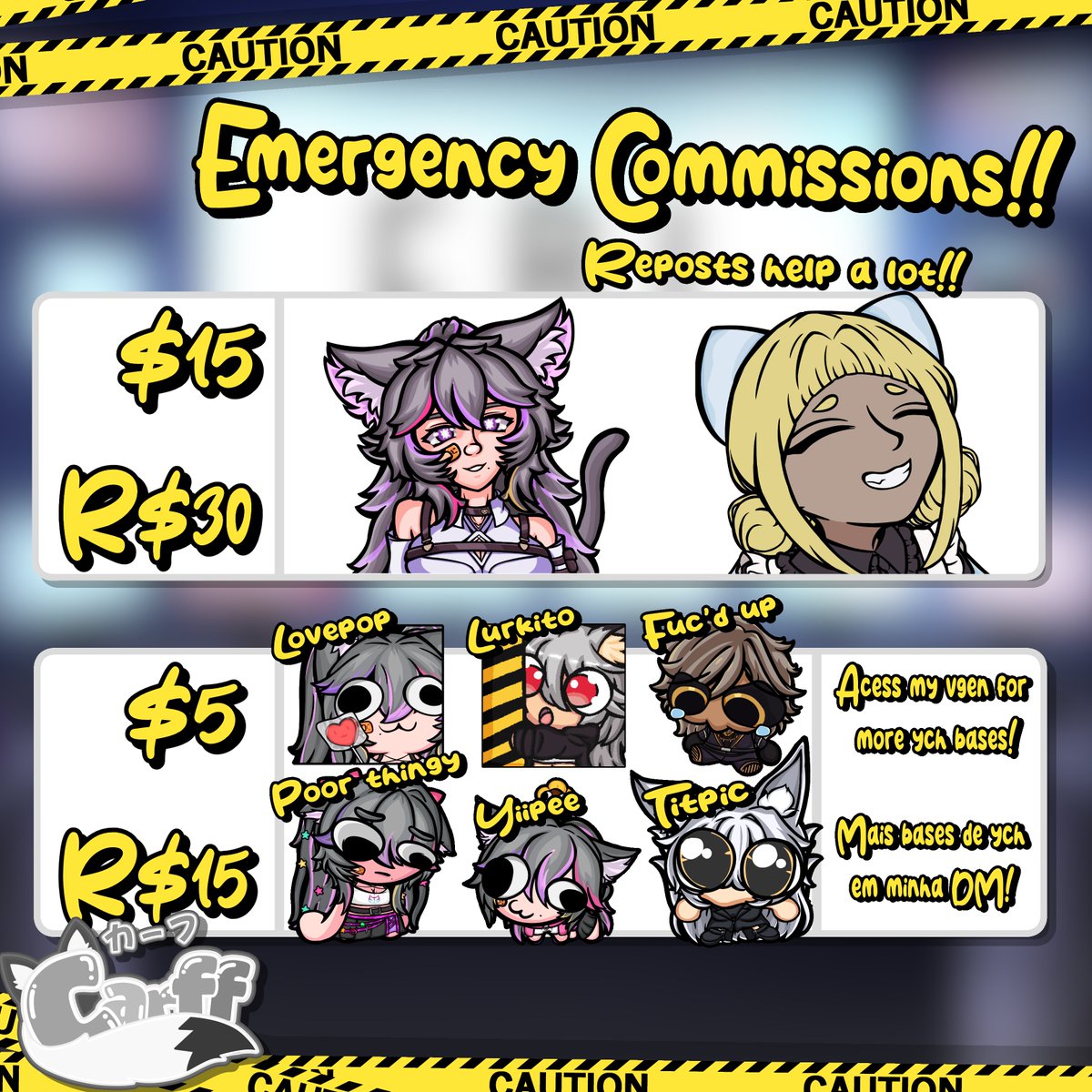Carff | COMMS OPEN! tweet media