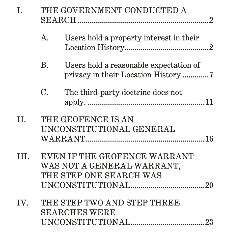 Chatrie's reply brief has been filed.  It leans in pretty heavily to the idea that TOS control 4A rights—or at least, that favorable TOS create 4A rights, by creating a property right in data. Stay tuned, as always. 
supremecourt.gov/DocketPDF/25/2…