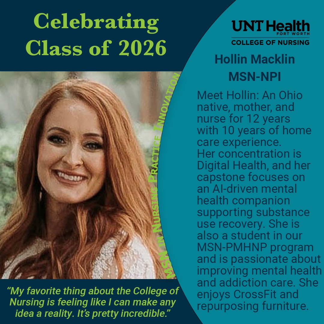 UNT Health College of Nursing tweet media