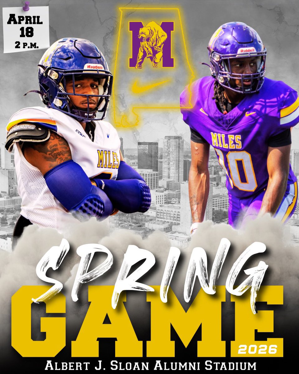 MedlenNoah's tweet photo. Excited to be heading back to @milescollegefb tomorrow for their spring game. Ready to get to work!

@MilesHCFootball @coachcdudley https://t.co/SRVN7wbRRO