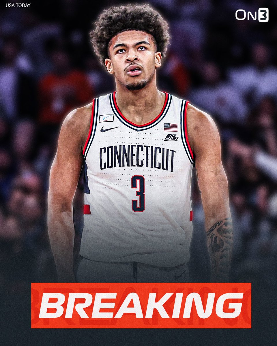 TransferPortal's tweet image. NEW: UConn forward Jaylin Stewart plans to enter the NCAA transfer portal, @JoeTipton reports. 

Stewart averaged 4.2 point and 2.6 rebounds per game this season. 

on3.com/news/uconn-sf-…