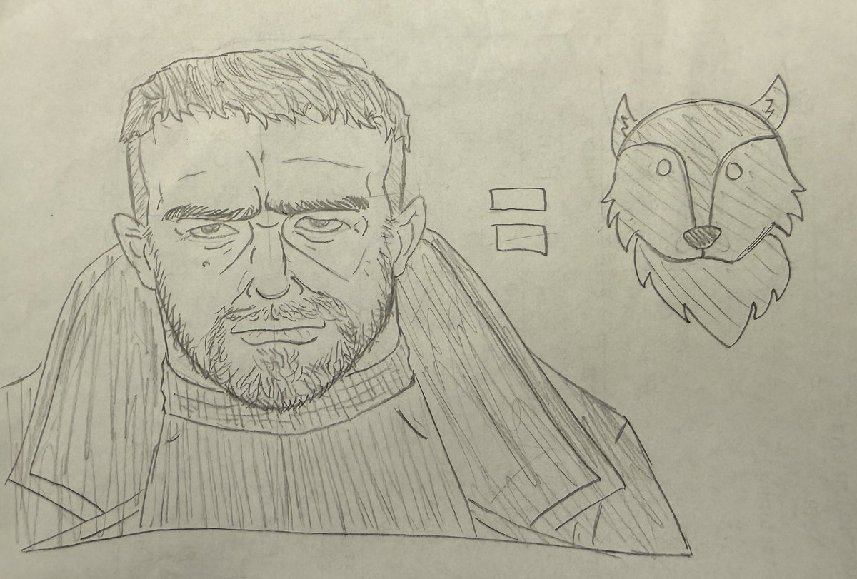 WokeBiChris's tweet image. Drew myself. #alpha #bigassforehead #probablyshouldvefixedthat #myheadisasquareinthisshittydrawing