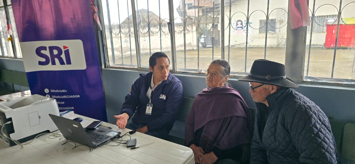 #SRIzonal3

Acudimos a Quinchicoto con nuestra #BrigadaMóvilSRI para acercar la administración tributaria a donde más se necesita.

Se entregaron trámites presenciales gratuitos y orientación oportuna a la ciudadanía.