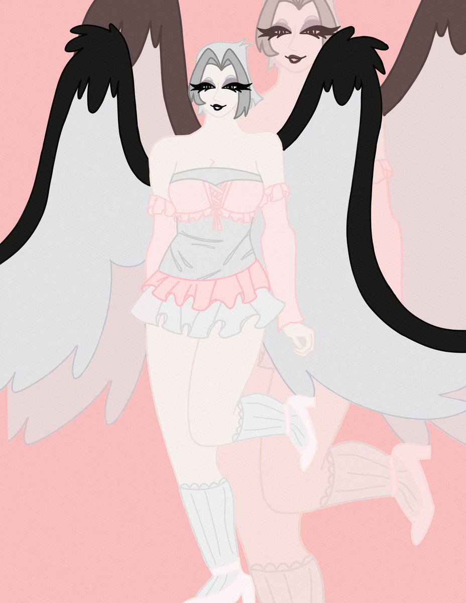 TootaLute's tweet image. Femme Lute Femme Lute Femme Lute 
#HazbinHotel #Lute