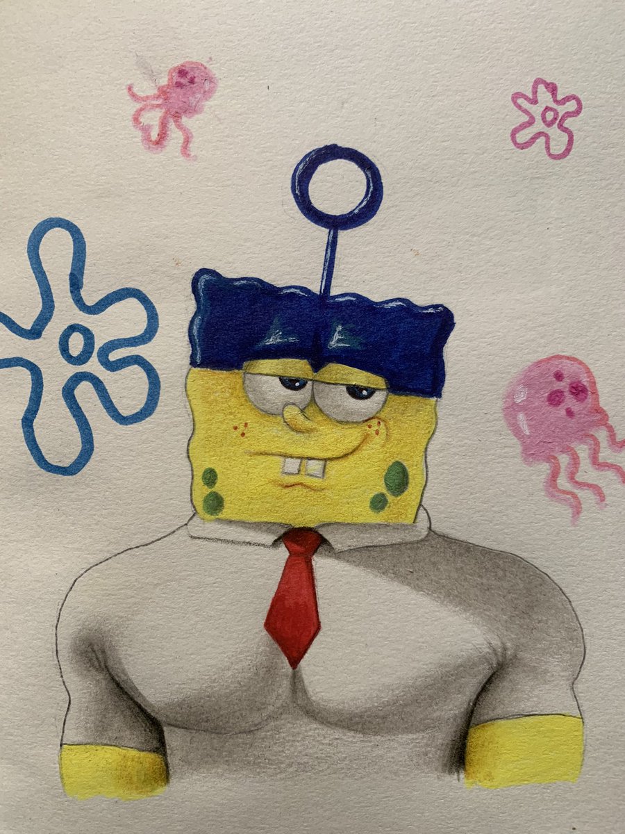 dubi_dee11's tweet photo. Drew a Big guy @SpongeBob https://t.co/KAorCKpXYv