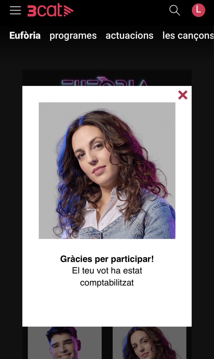 Lorilups's tweet photo. Fem que arribi a la semifinal! #Eufòria3cat https://t.co/0Zk6wmS643