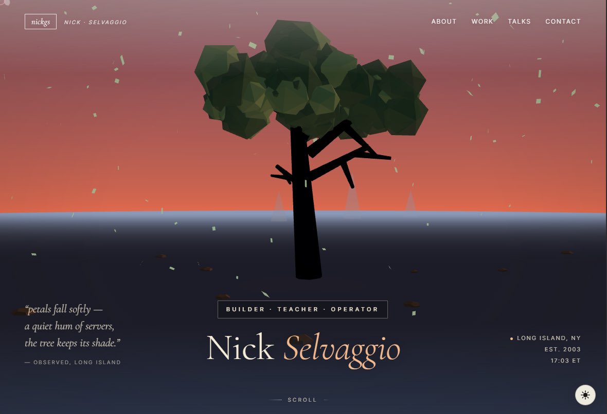 Nick Selvaggio tweet media