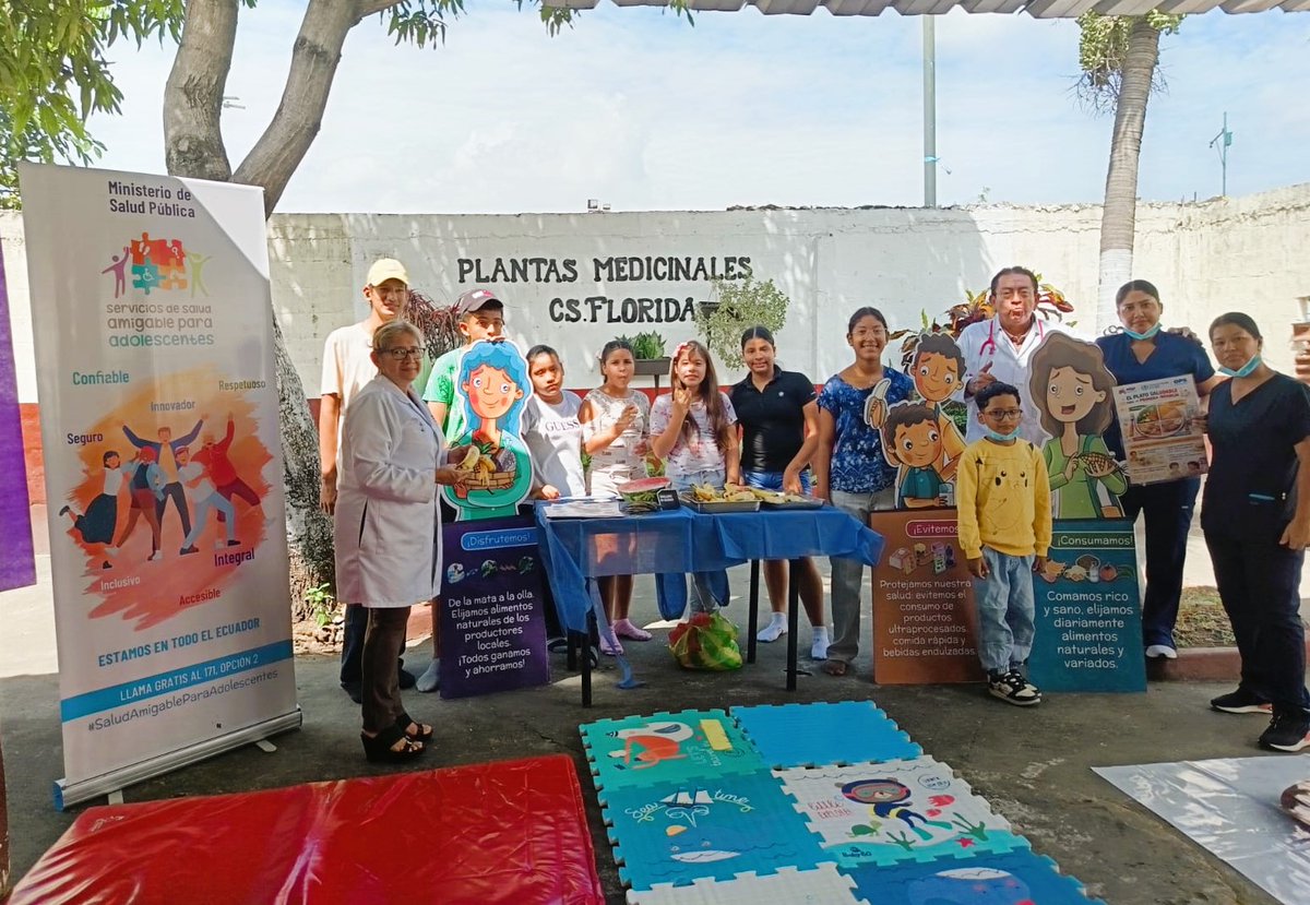 Salud_Guayas's tweet image. #ElNuevoEcuador I ​En el Centro de Salud #Florida, realizamos una jornada educomunicacional con nuestros Clubes de Adolescentes y madres lactantes.
​Temas:
✅Prevención de violencia de género
✅Línea gratuita 171: Tu acceso directo a asesoría y apoyo profesional