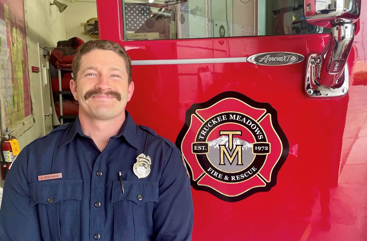 TMFPD's tweet image. TMFR Firefighter/Paramedic Cory Ackerman is today’s #FridayFireFighter. Cory brings with him a strong foundation in both fire suppression and emergency medical services. Read more: bit.ly/48clLWq 🇺🇸