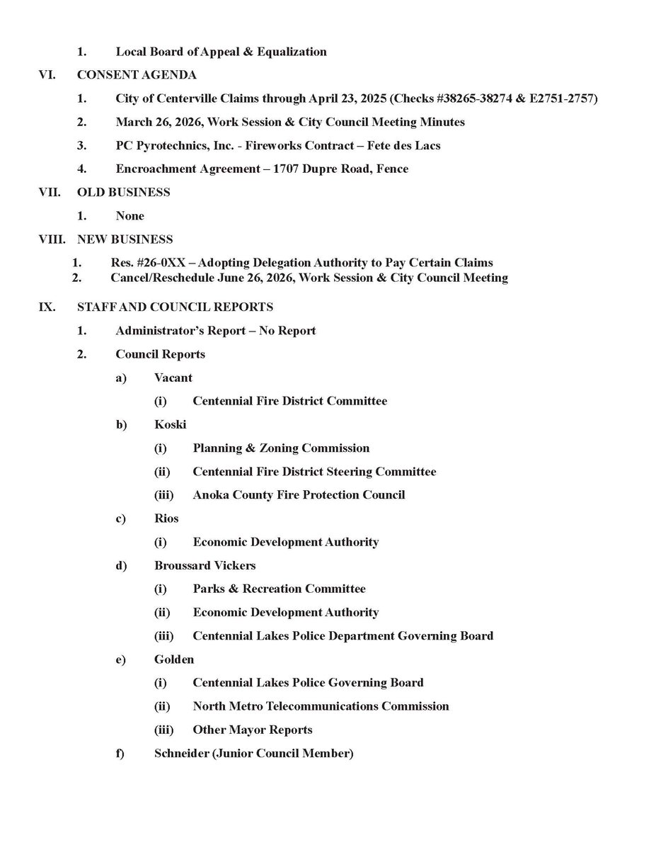 City of Centerville tweet media