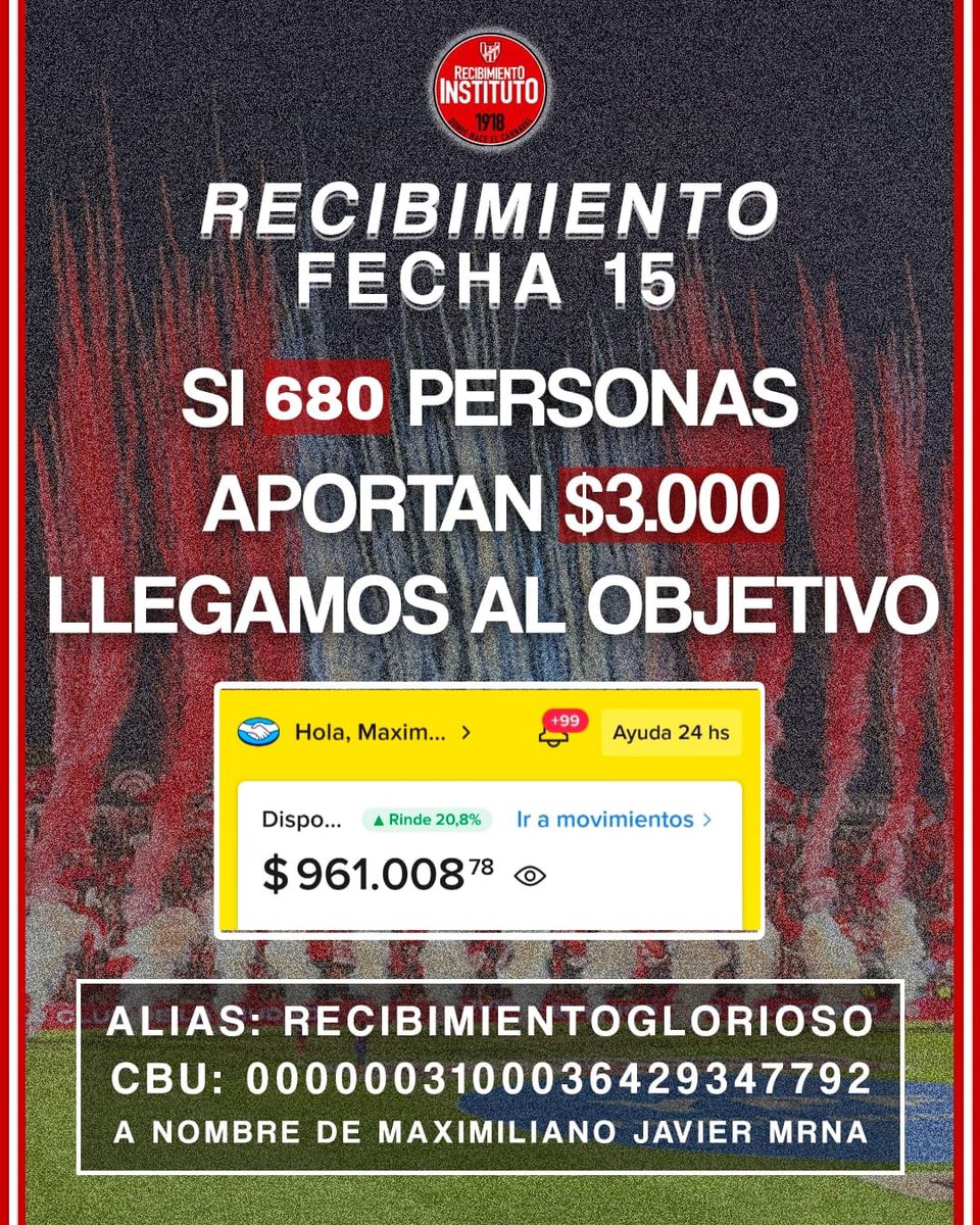 Recibimiento Instituto tweet media
