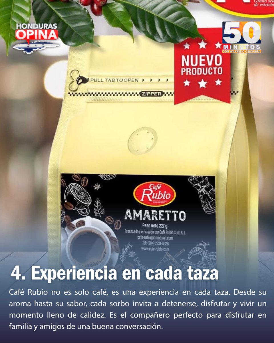 Acá te dejamos 4 razones porque Café Rubio es una de las mejores opciones en el mercado nacional.