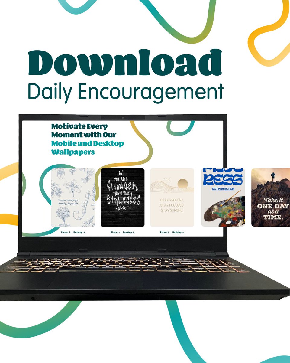 Take encouragement with you past #CollegiateRecoveryWeek and keep it right at your fingertips! ✨📱 Our motivational wallpapers are available for download on EmbraceRecoverySC.com.  #RecoveryIsPossible