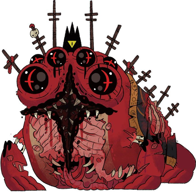 Fimiofu's tweet photo. ►what is the nastiest and most difficult boss in game for you? ill start: Heket
#cotl https://t.co/PtHOcV7XEd