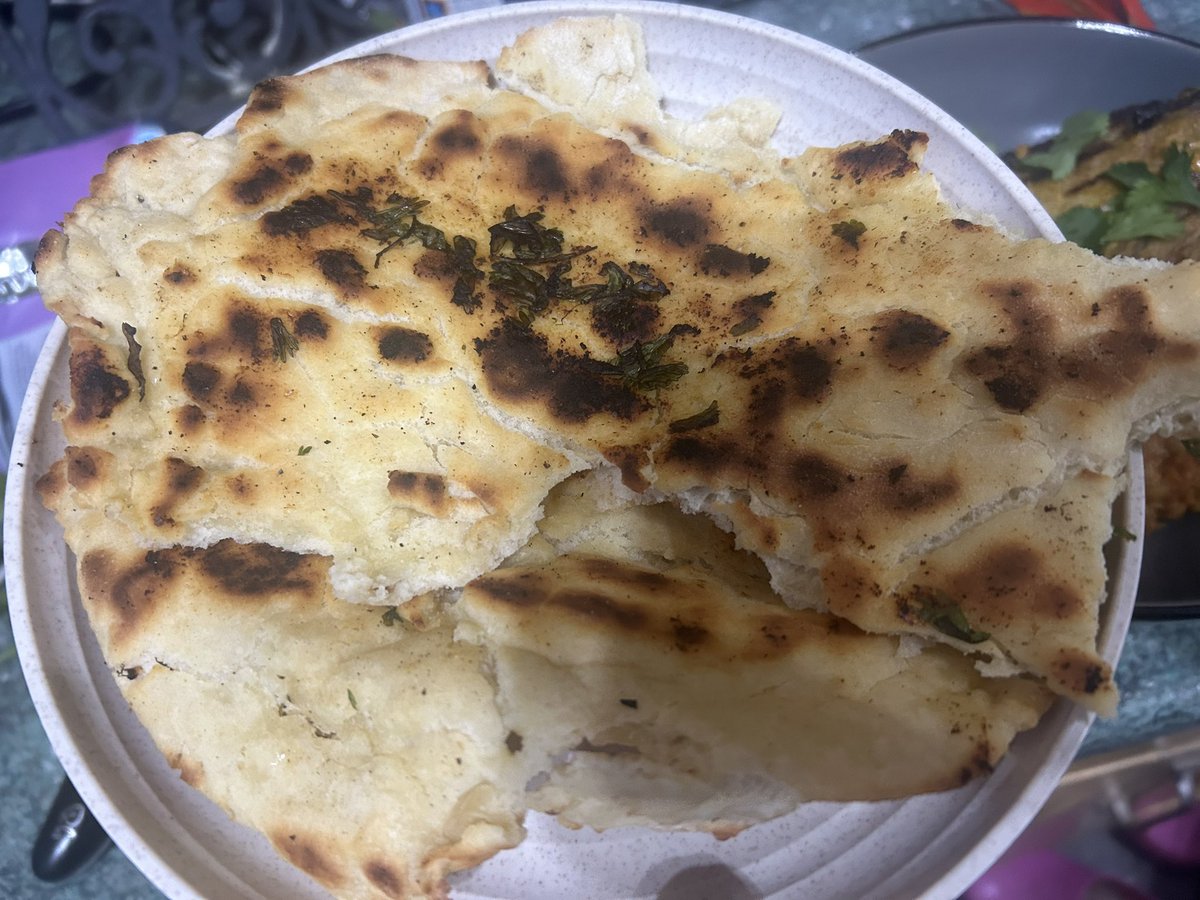 SysAdLee's tweet photo. Another amazing dinner by my @Emjay1812 tonight, Indian infused Barnsley chops served on a red lentil dhal and homemade flatbreads #DesiAtHome https://t.co/P8K4Bkhy1o