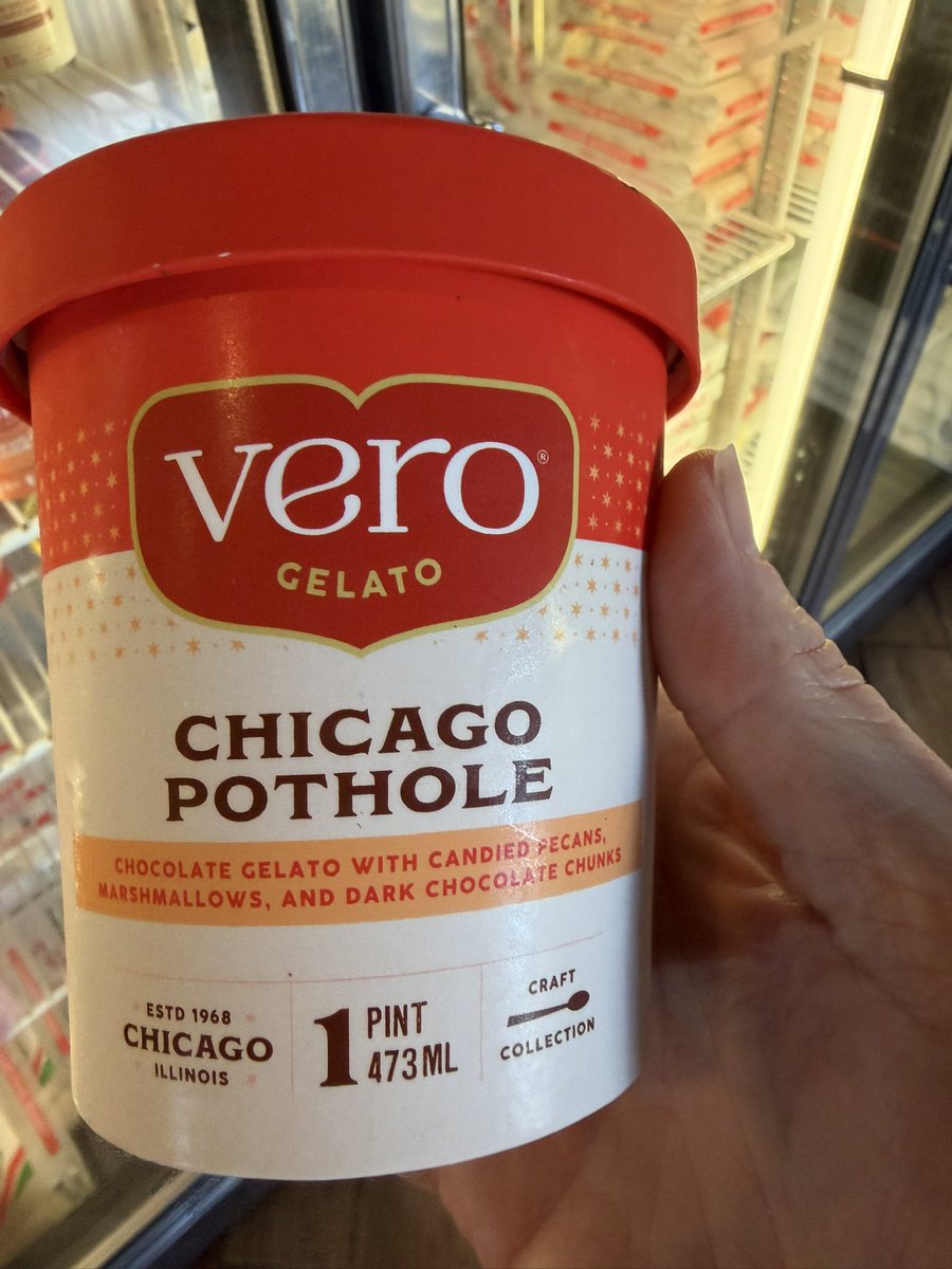 My new favorite ice cream (actually gelato) flavor name.
