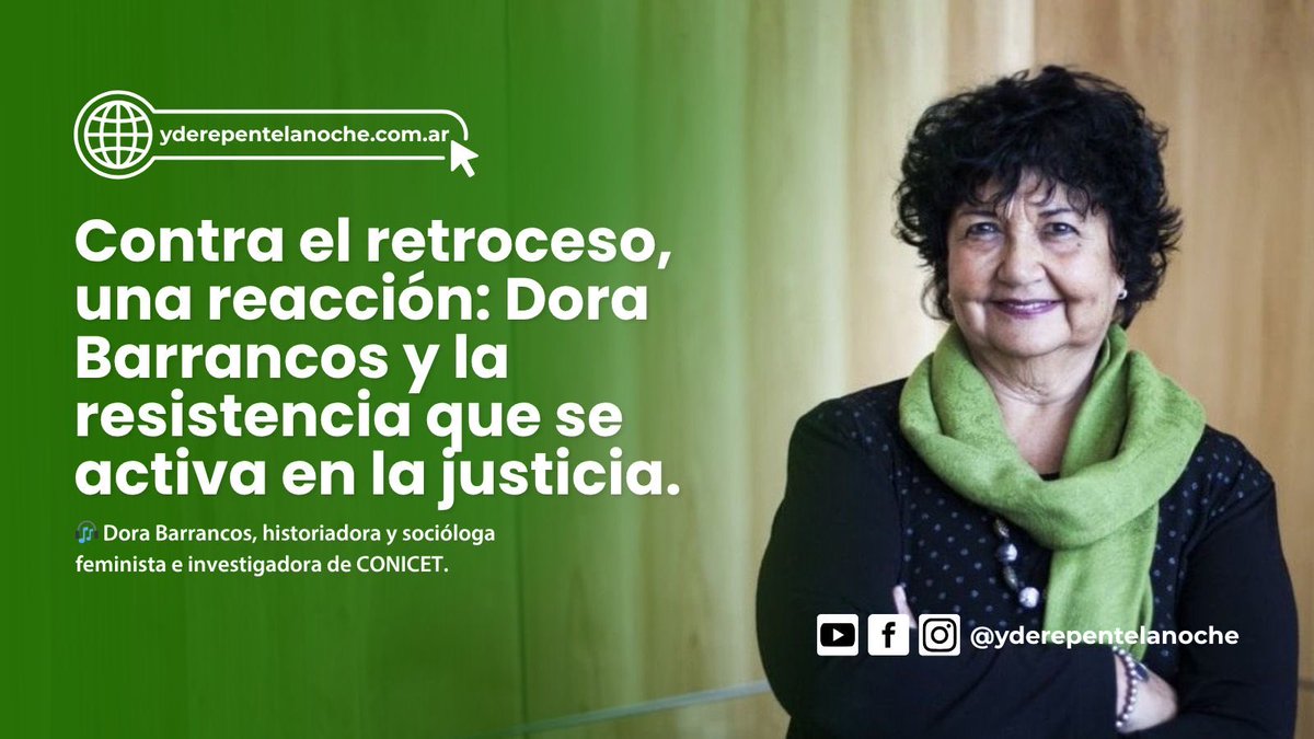 ydrlnok's tweet photo. Dora Barrancos analiza el momento actual de los derechos de género y diversidad en Argentina: avances normativos de dos décadas hoy tensionados por recortes, iniciativas regresivas y cambios en el discurso oficial.

🔗 Escuchá la entrevista completa: https://t.co/Hsbcg5HIEt https://t.co/JGadN2EiUf