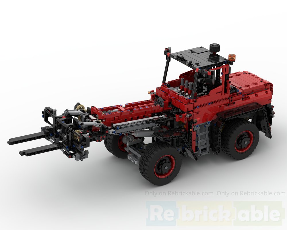 Rebrickable's tweet image. Turn your Rough Terrain Crane into the Telescopic Wheel Loader (42082 Alternate) by etaleTechnic reb.li/m/259015?spot=… #lego #rebrickable #legomoc #alternatebuild