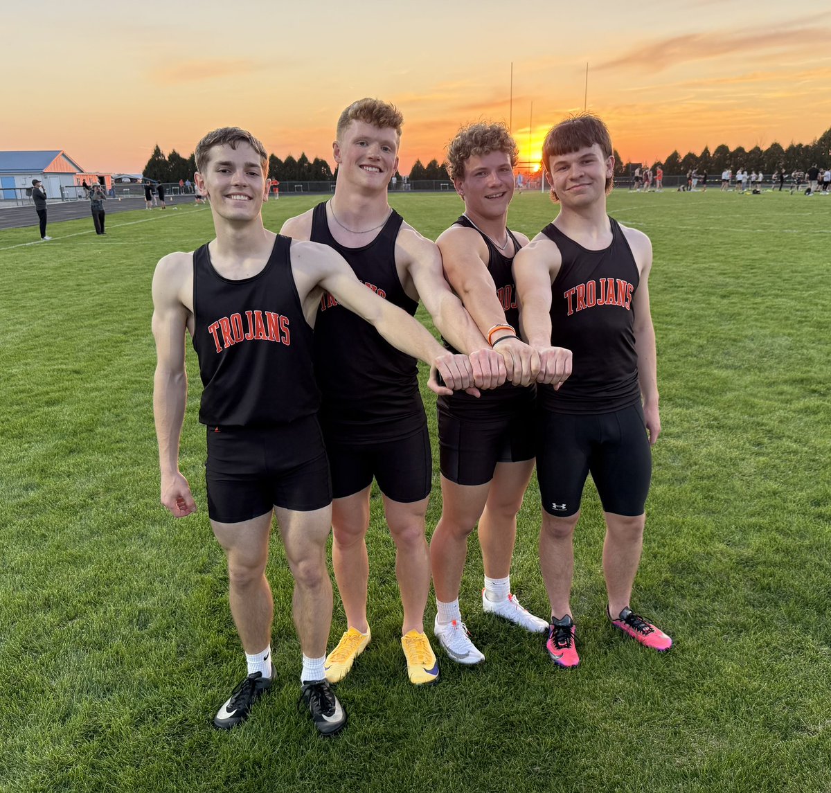 FFTrojanTrack's tweet photo. Congrats to Zillman and 4x100 crew for qualifying for the Drake Relays. McCready, Bisgard, Richardson and Workman will pass the stick on the Blue Oval. #drakerelays #accepted https://t.co/HYumVrSn9j