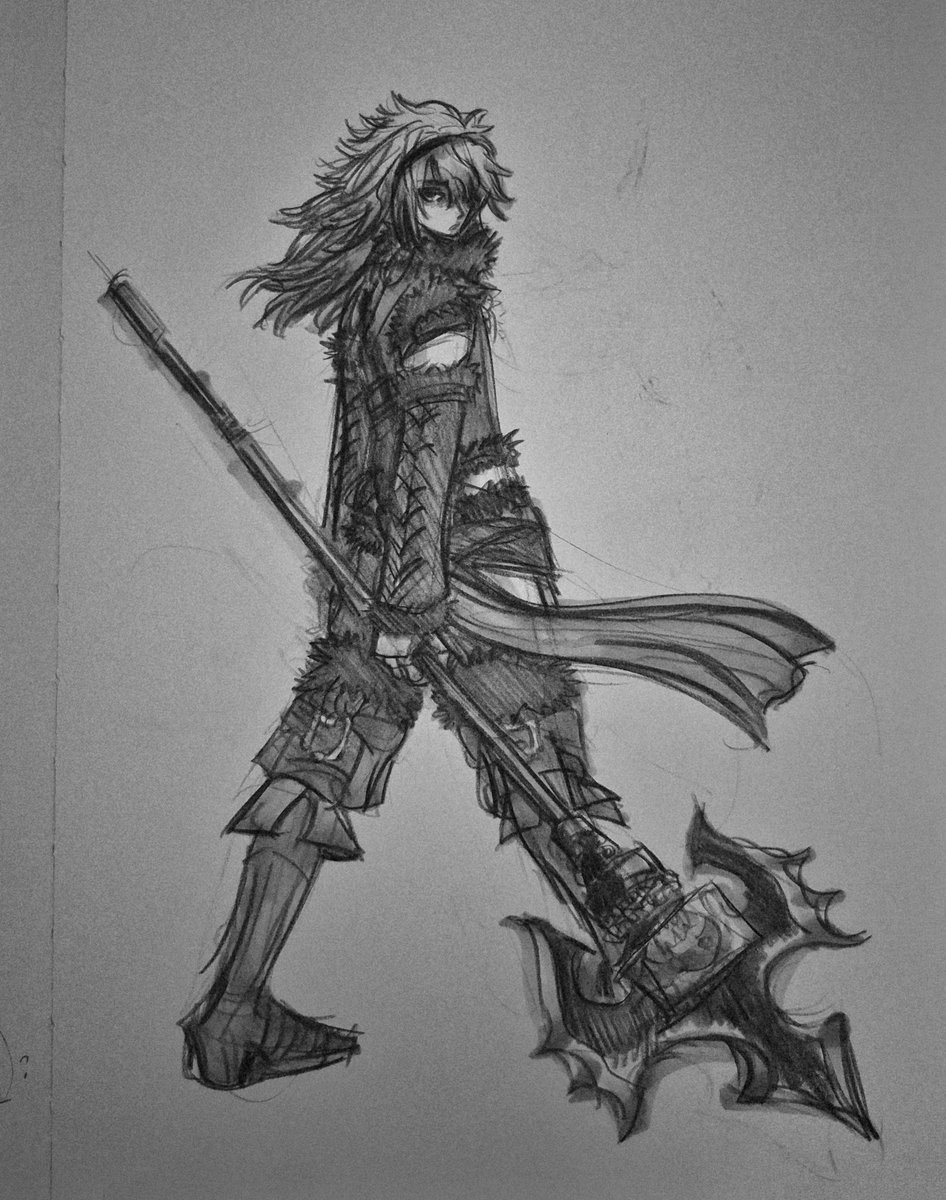 taeyumitako's tweet photo. #NieR replicant sketch ⛓️
thinking about this game a lot lately.. https://t.co/Z0mg7mM7J9